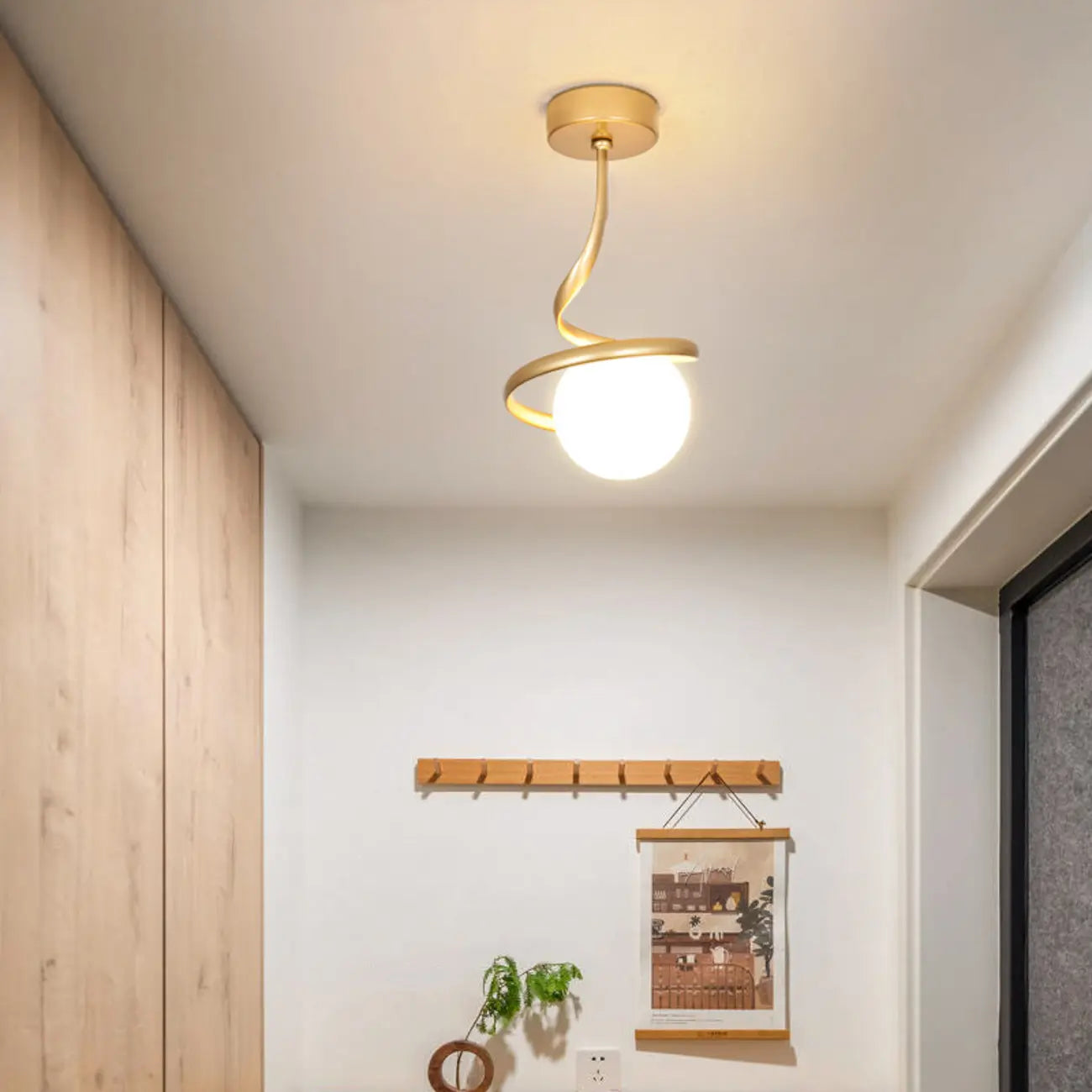 Creative Mini LED Ceiling Lamp for Living Room Elegance