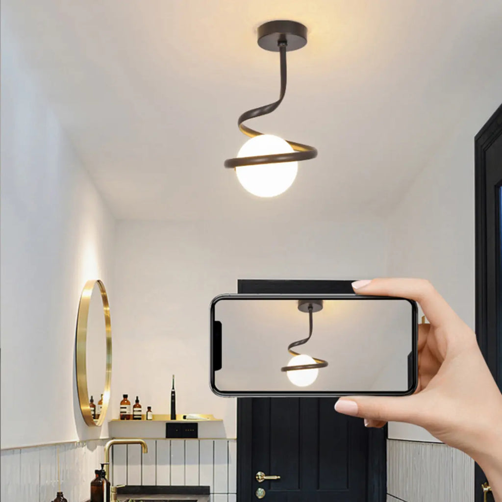 Creative Mini LED Ceiling Lamp for Living Room Elegance