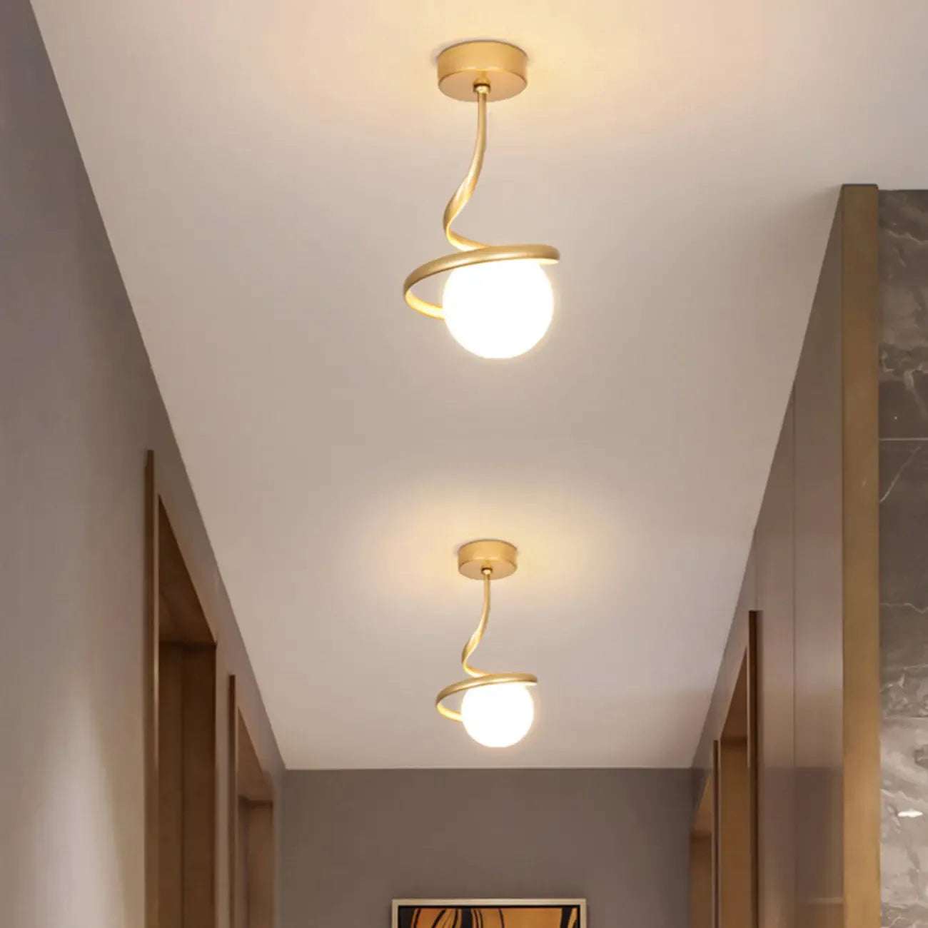 Creative Mini LED Ceiling Lamp for Living Room Elegance