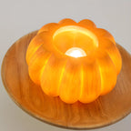 Contemporary Pumpkin Semi Flush Ceiling Light for Home Spaces
