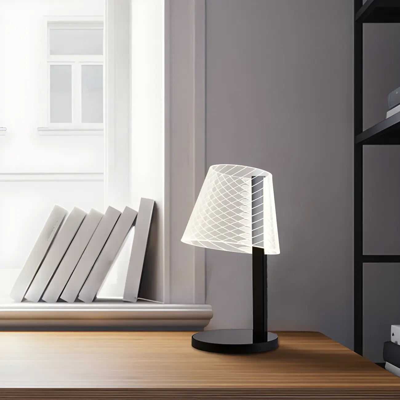 Unique Acrylic Table Lamp Touch Light for Residential