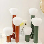 Modern Unique 3-Light Glass Table Lamp for Living Room