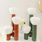 Modern Unique 3-Light Glass Table Lamp for Living Room
