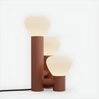 Modern Unique 3-Light Glass Table Lamp for Living Room