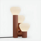 Modern Unique 3-Light Glass Table Lamp for Living Room