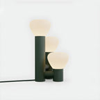 Modern Unique 3-Light Glass Table Lamp for Living Room