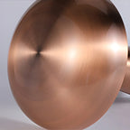 Contemporary Brass Table Lamp Rechargeable Power for Home
