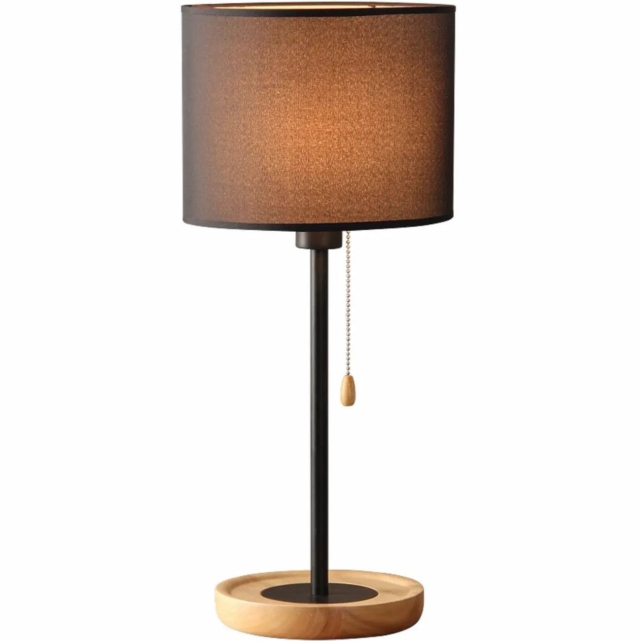 Modern Geometric Table Lamp Pull Chain Switch for Residential