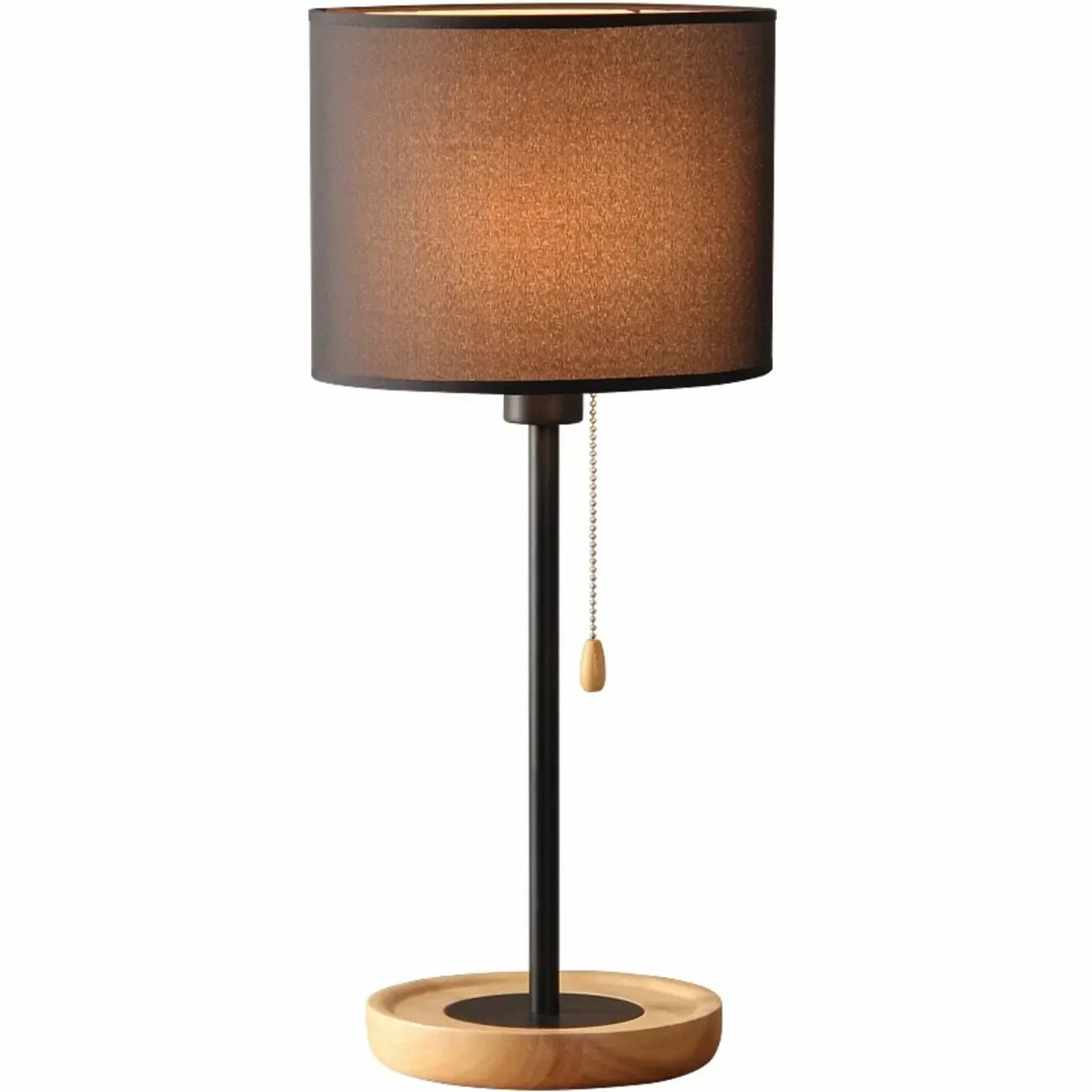 Modern Geometric Table Lamp Pull Chain Switch for Residential