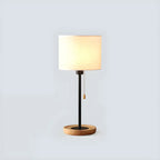 Modern Geometric Table Lamp Pull Chain Switch for Residential