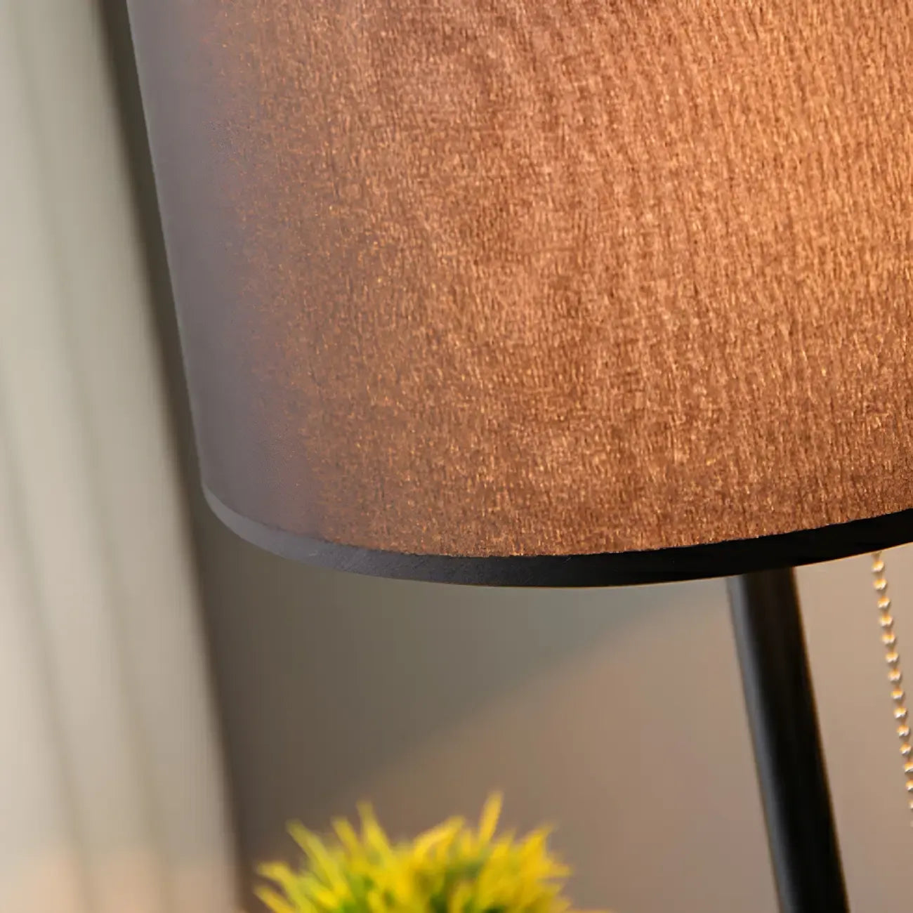 Modern Geometric Table Lamp Pull Chain Switch for Residential