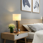 Modern Geometric Table Lamp Pull Chain Switch for Residential