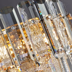 Glamorous Geometric Crystal Table Lamp