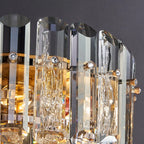 Glamorous Geometric Crystal Table Lamp