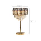 Glamorous Geometric Crystal Table Lamp