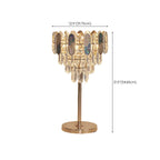 Glamorous Geometric Crystal Table Lamp