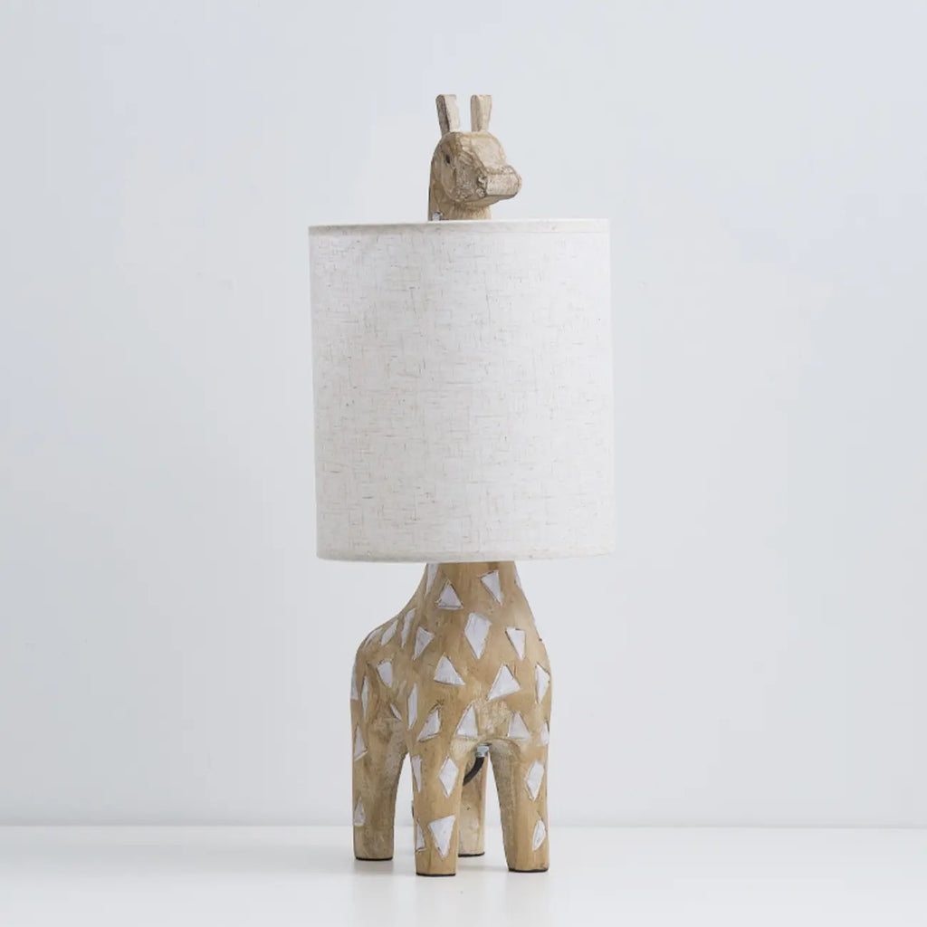 Nordic Animal Shape Wooden Table Lamp for Living Room
