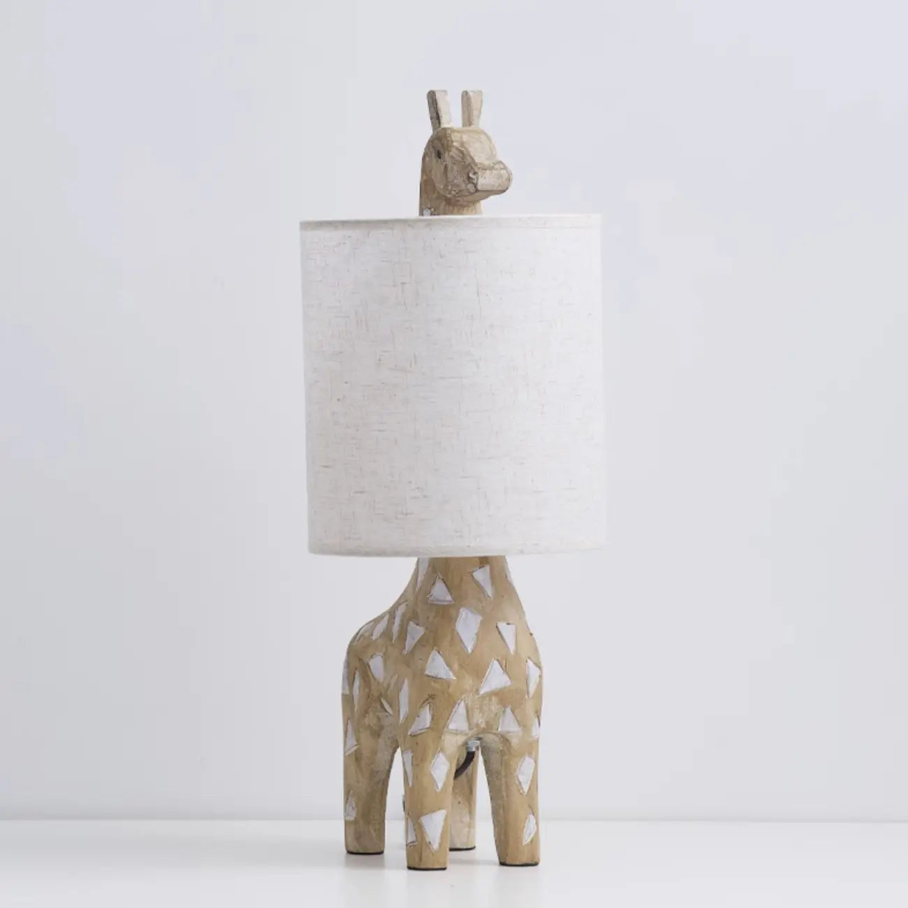 Nordic Animal Shape Wooden Table Lamp for Living Room