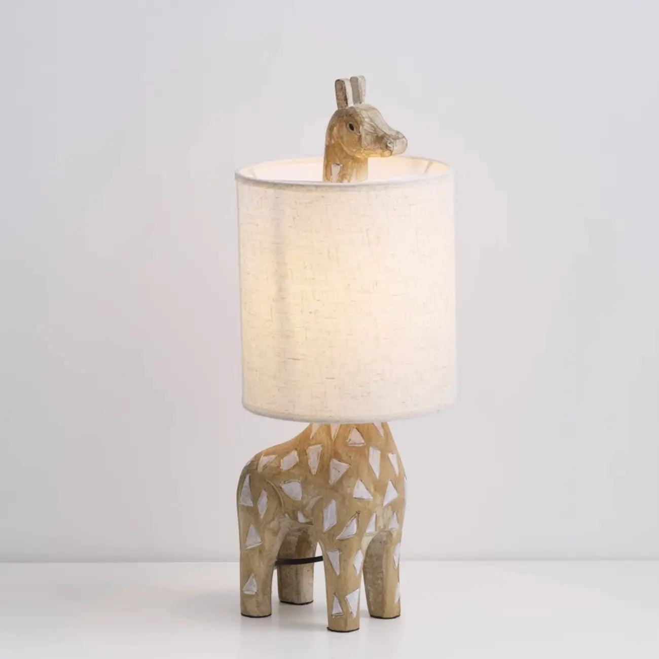 Nordic Animal Shape Wooden Table Lamp for Living Room
