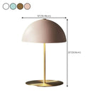 Simplistic Dome Shade Gold Table Lamp for Residential