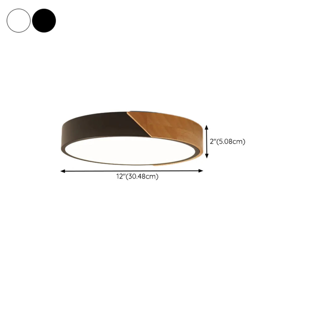 Circular Flush Mount LED Ceiling Light for Residential Use
