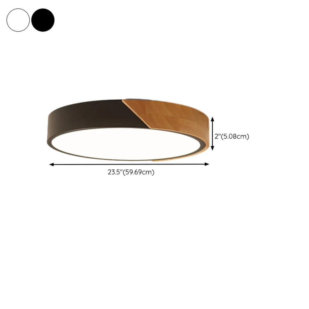 Circular Flush Mount LED Ceiling Light for Residential Use