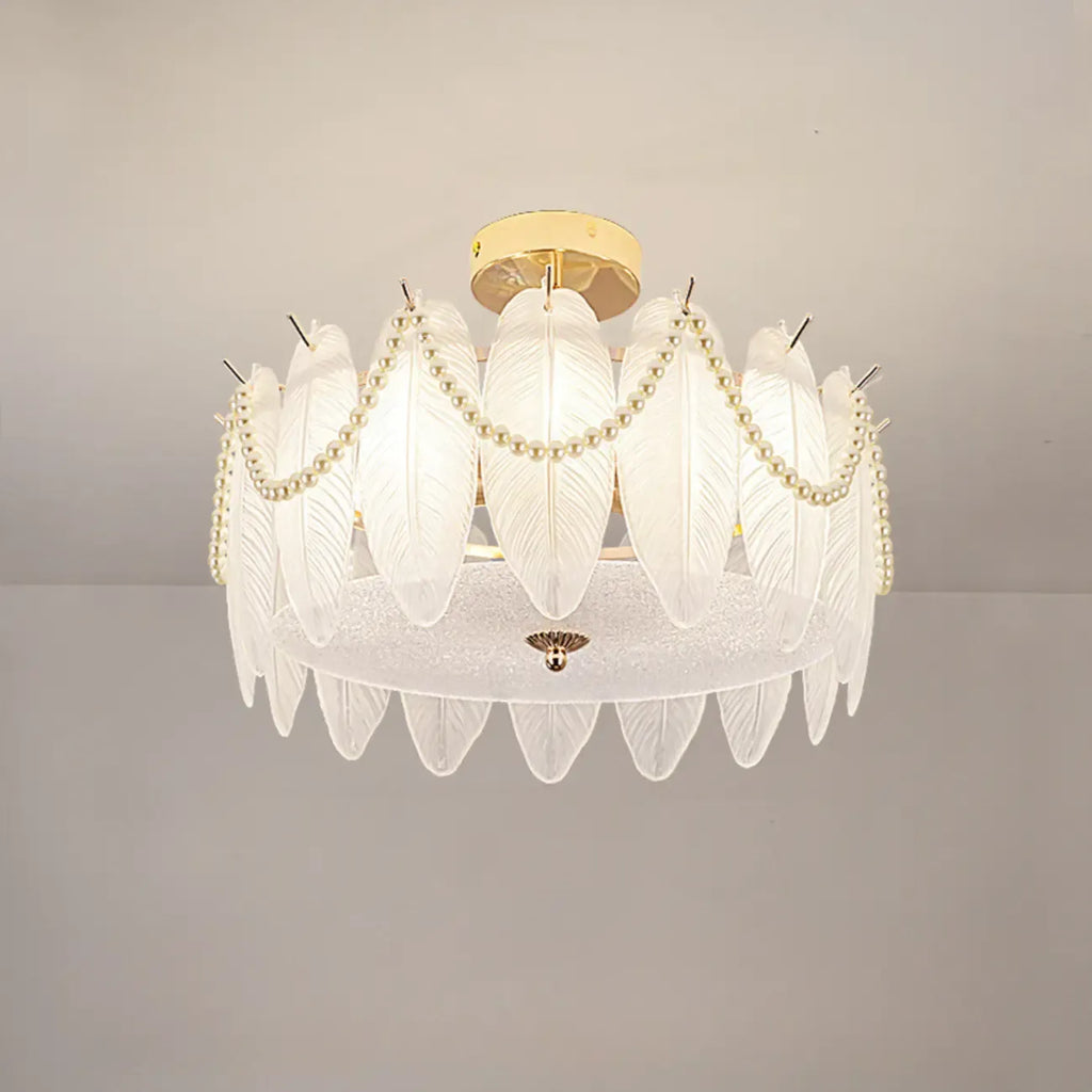 8 Modern Semi Flush Mount Ceiling Light for Living Room
