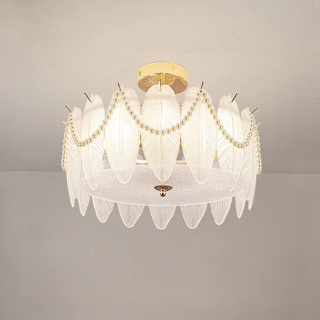 8 Modern Semi Flush Mount Ceiling Light for Living Room