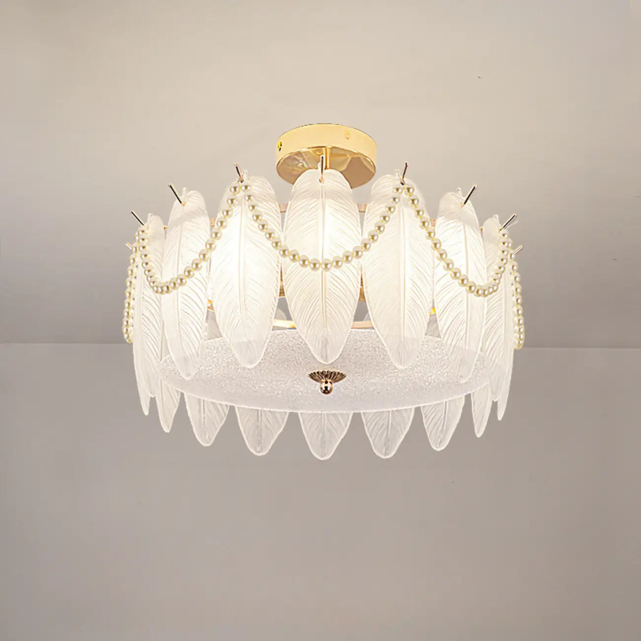 8 Modern Semi Flush Mount Ceiling Light for Living Room