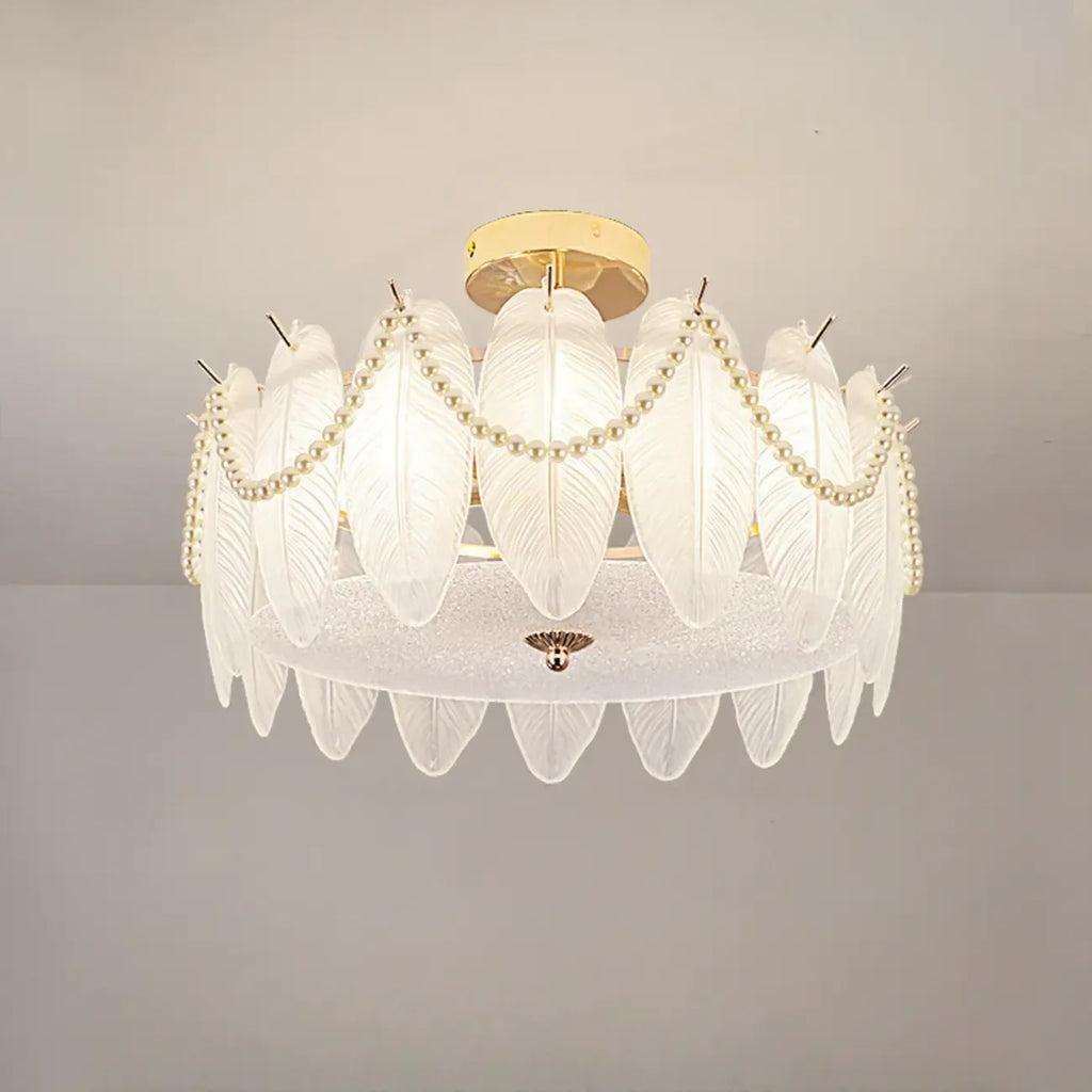 8 Modern Semi Flush Mount Ceiling Light for Living Room