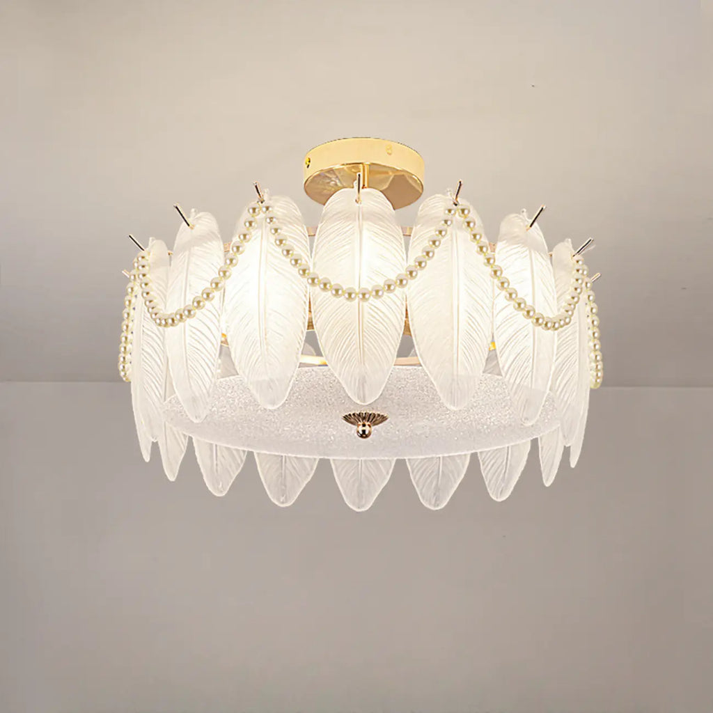 8 Modern Semi Flush Mount Ceiling Light for Living Room