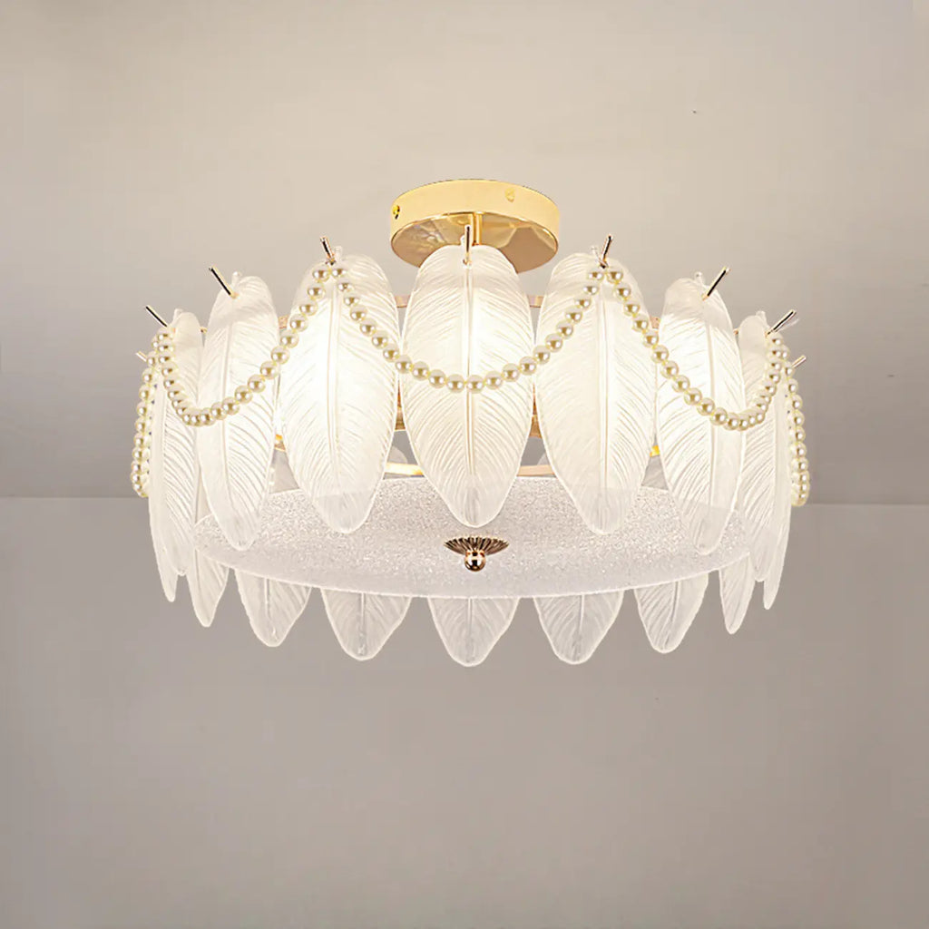 8 Modern Semi Flush Mount Ceiling Light for Living Room