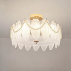 8 Modern Semi Flush Mount Ceiling Light for Living Room