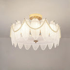 8 Modern Semi Flush Mount Ceiling Light for Living Room