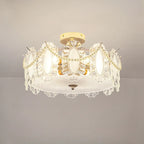 8 Modern Semi Flush Mount Ceiling Light for Living Room