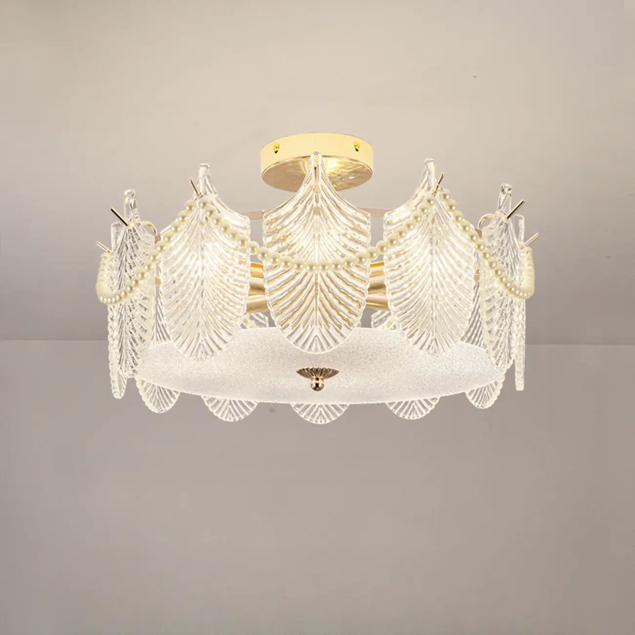 8 Modern Semi Flush Mount Ceiling Light for Living Room