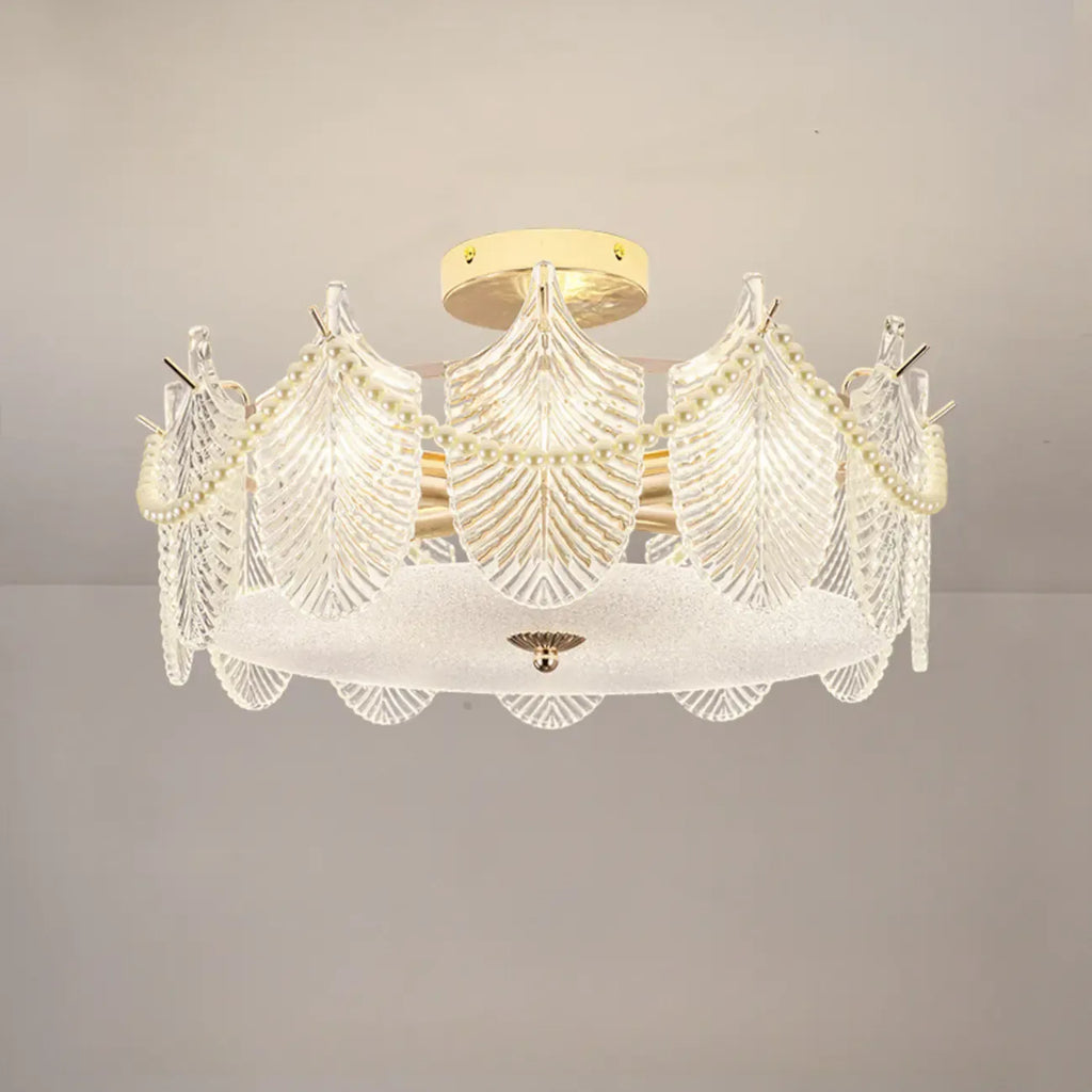 8 Modern Semi Flush Mount Ceiling Light for Living Room