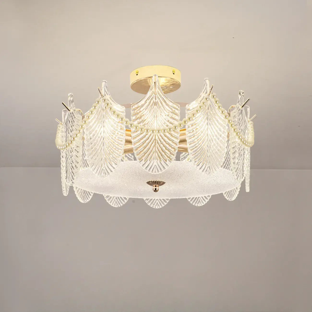 8 Modern Semi Flush Mount Ceiling Light for Living Room