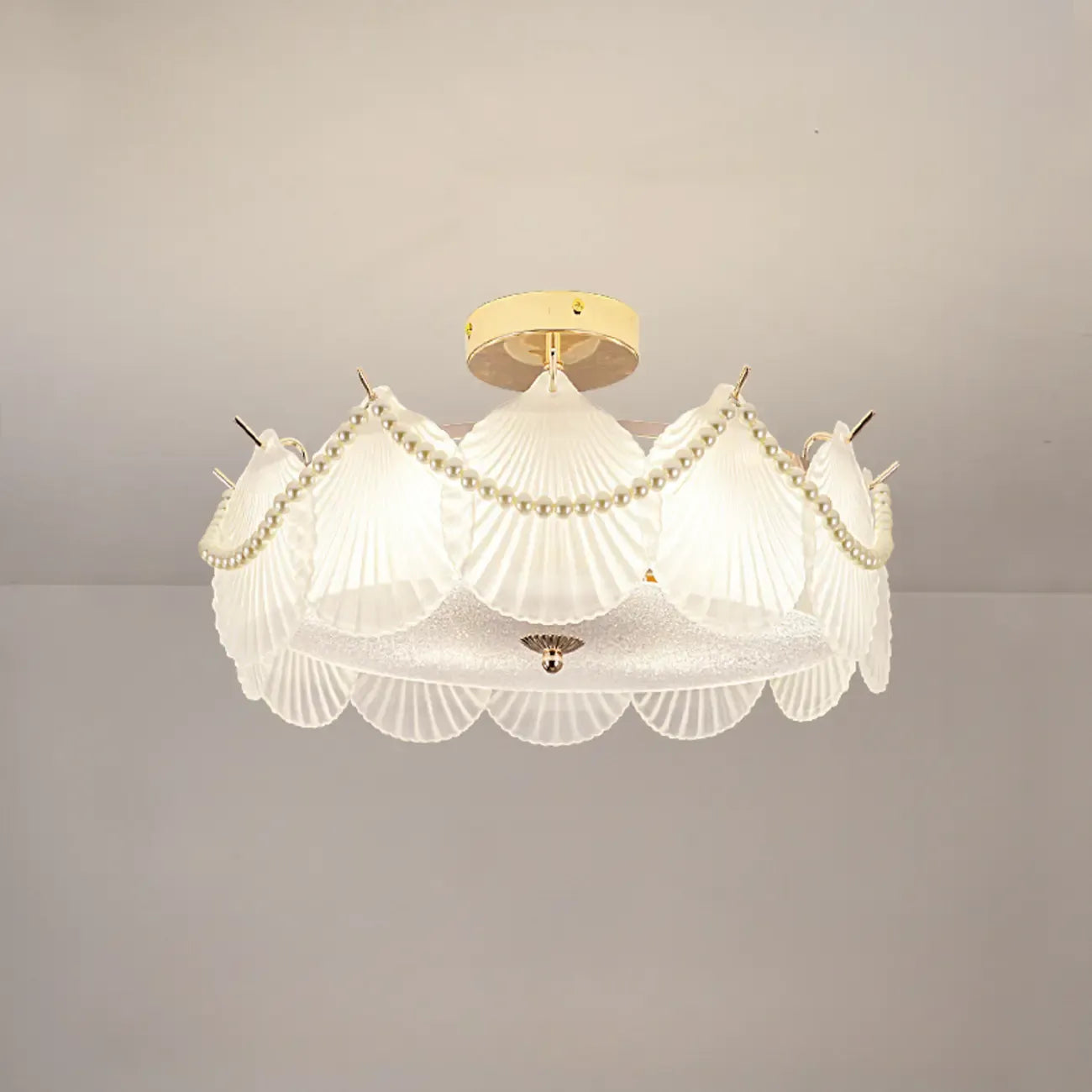 8 Modern Semi Flush Mount Ceiling Light for Living Room