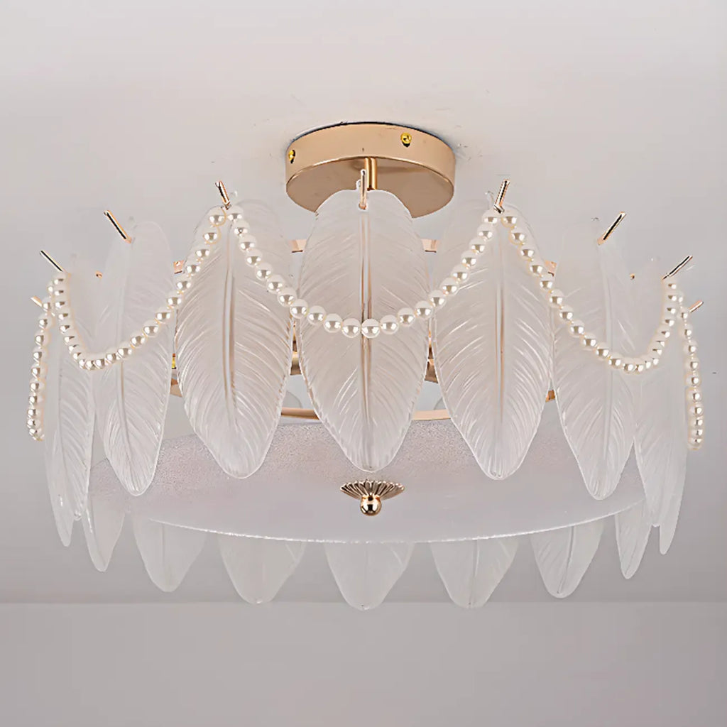 8 Modern Semi Flush Mount Ceiling Light for Living Room