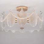 8 Modern Semi Flush Mount Ceiling Light for Living Room