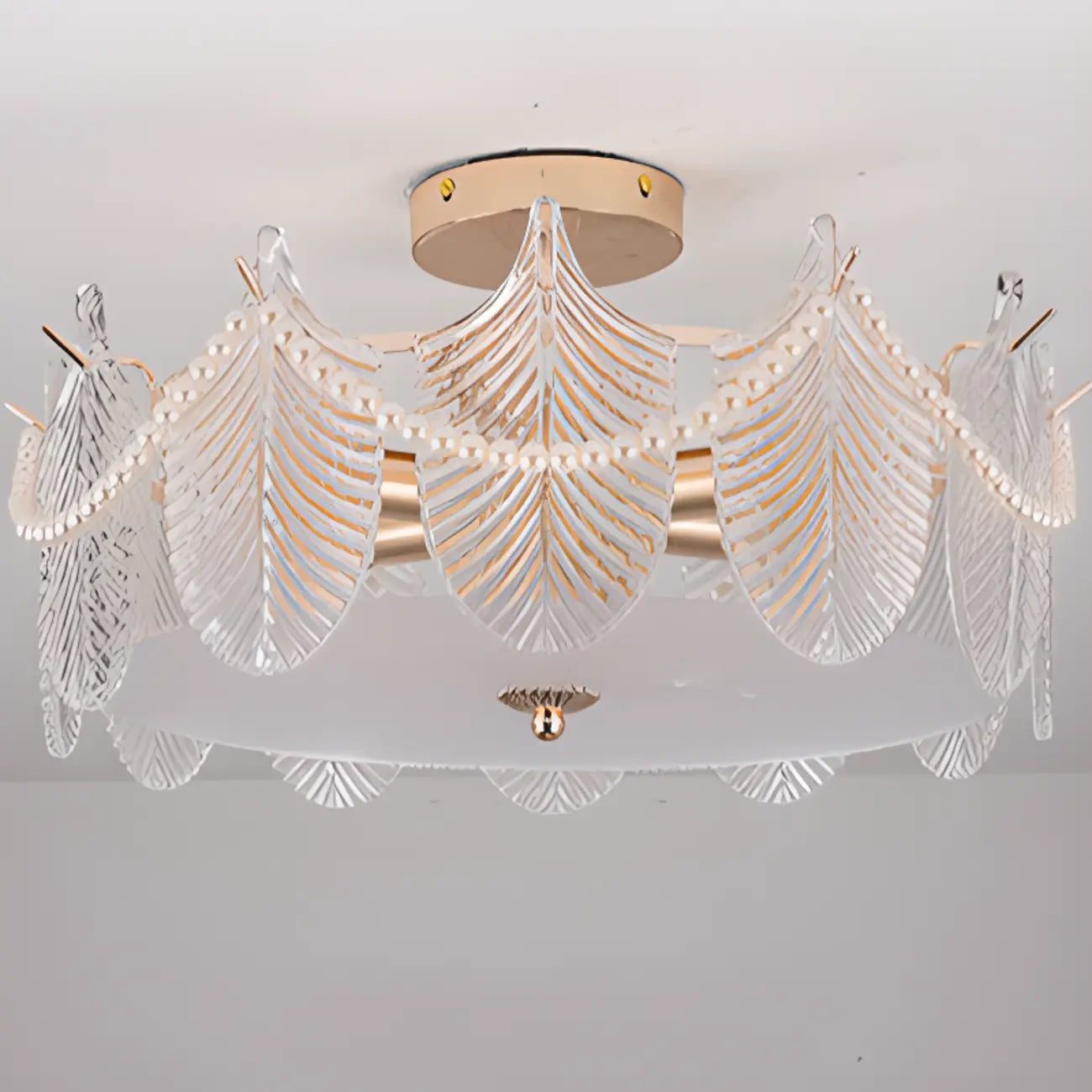 8 Modern Semi Flush Mount Ceiling Light for Living Room