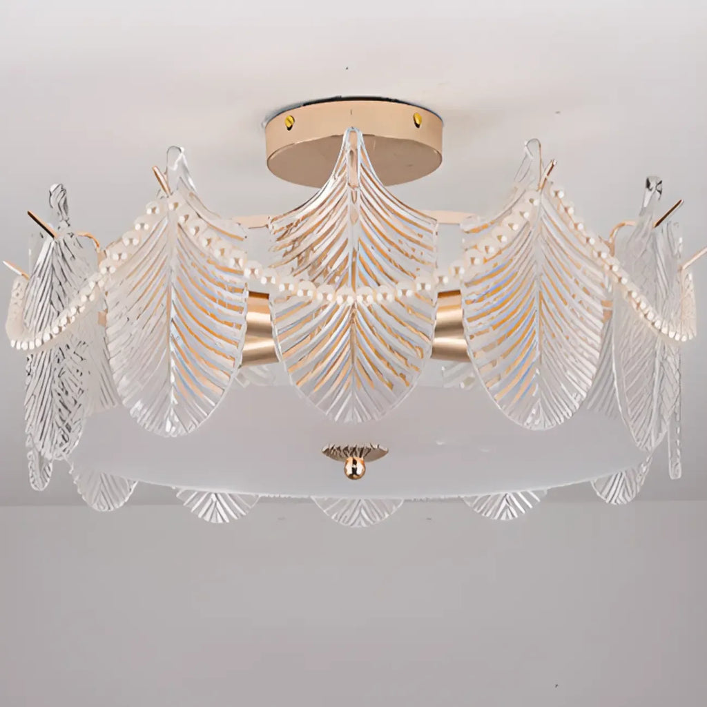 8 Modern Semi Flush Mount Ceiling Light for Living Room