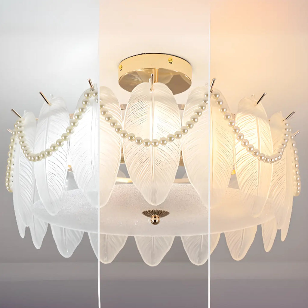 8 Modern Semi Flush Mount Ceiling Light for Living Room