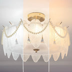 8 Modern Semi Flush Mount Ceiling Light for Living Room