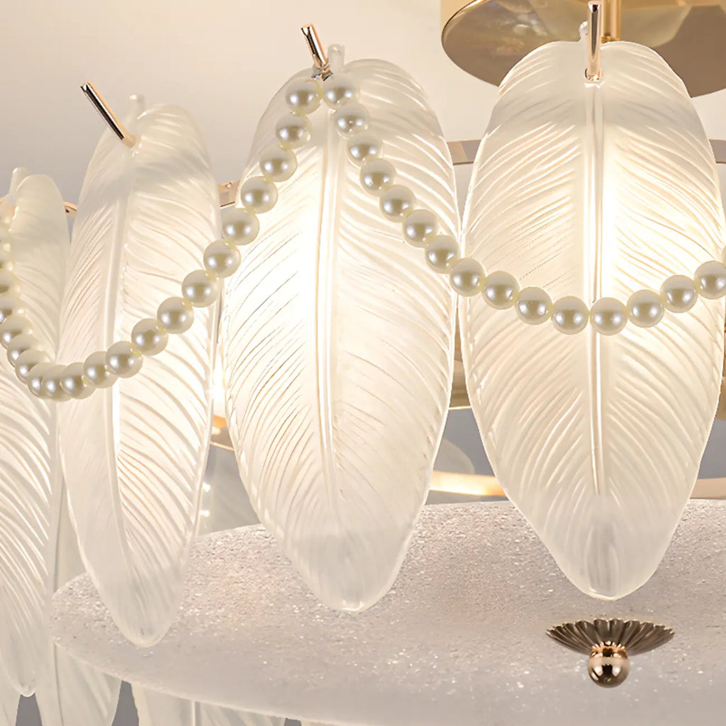 8 Modern Semi Flush Mount Ceiling Light for Living Room