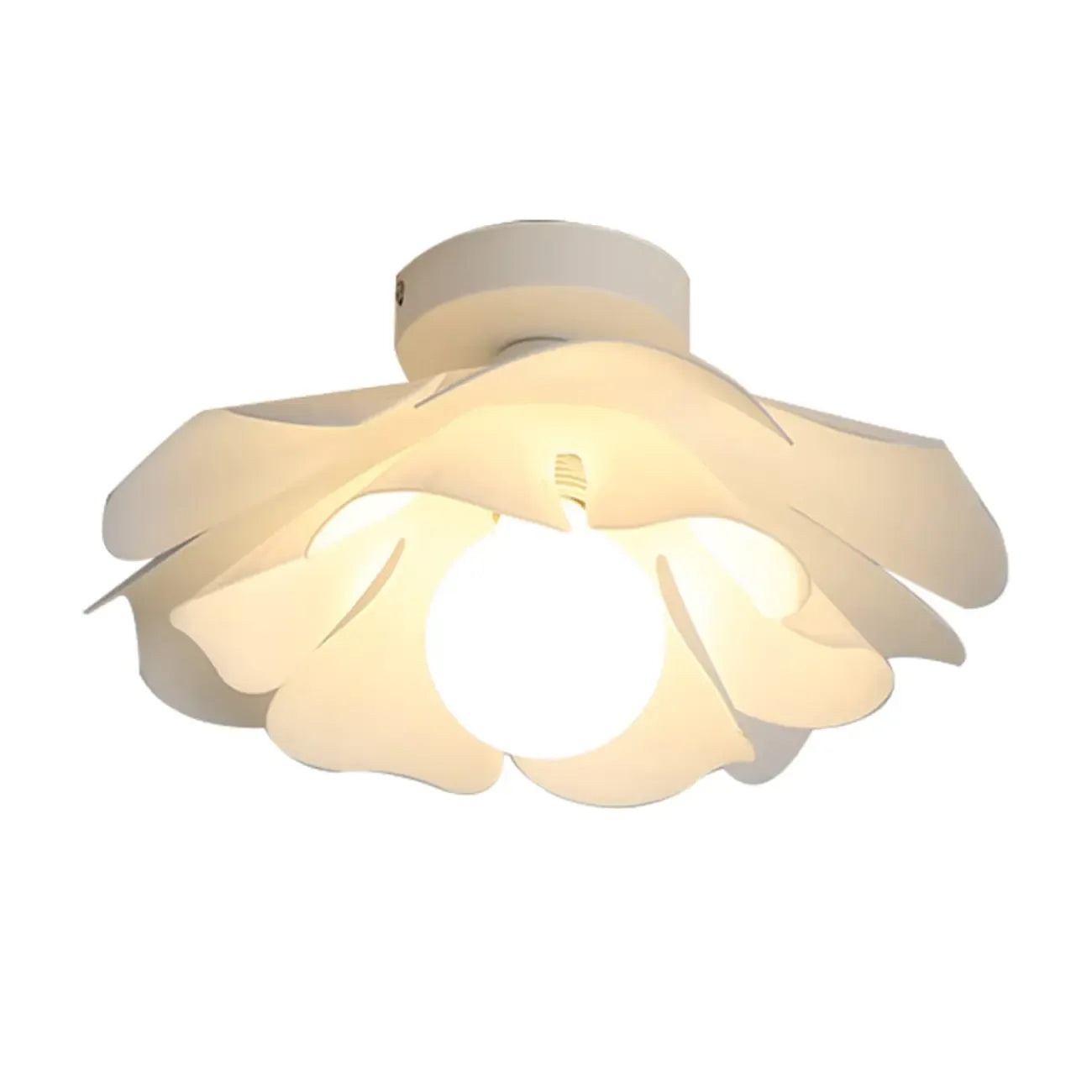 8 Elegant Floral Acrylic LED Ceiling Light for Indoor Use