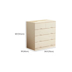 Classic White Wooden Dresser with Silent Drawers for Bedroom