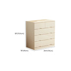 Classic White Wooden Dresser with Silent Drawers for Bedroom