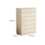 Classic White Wooden Dresser with Silent Drawers for Bedroom